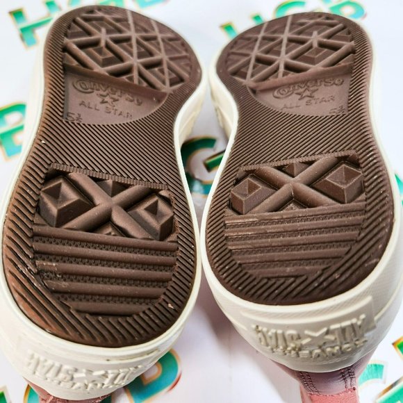 Converse CTAS Lift Platform High Top Pink Women's Leather Sneakers Size A04256C - Picture 8 of 8